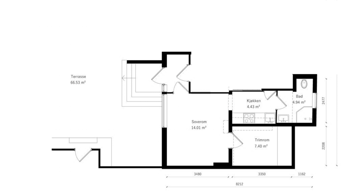 Planskisse Galleribilde