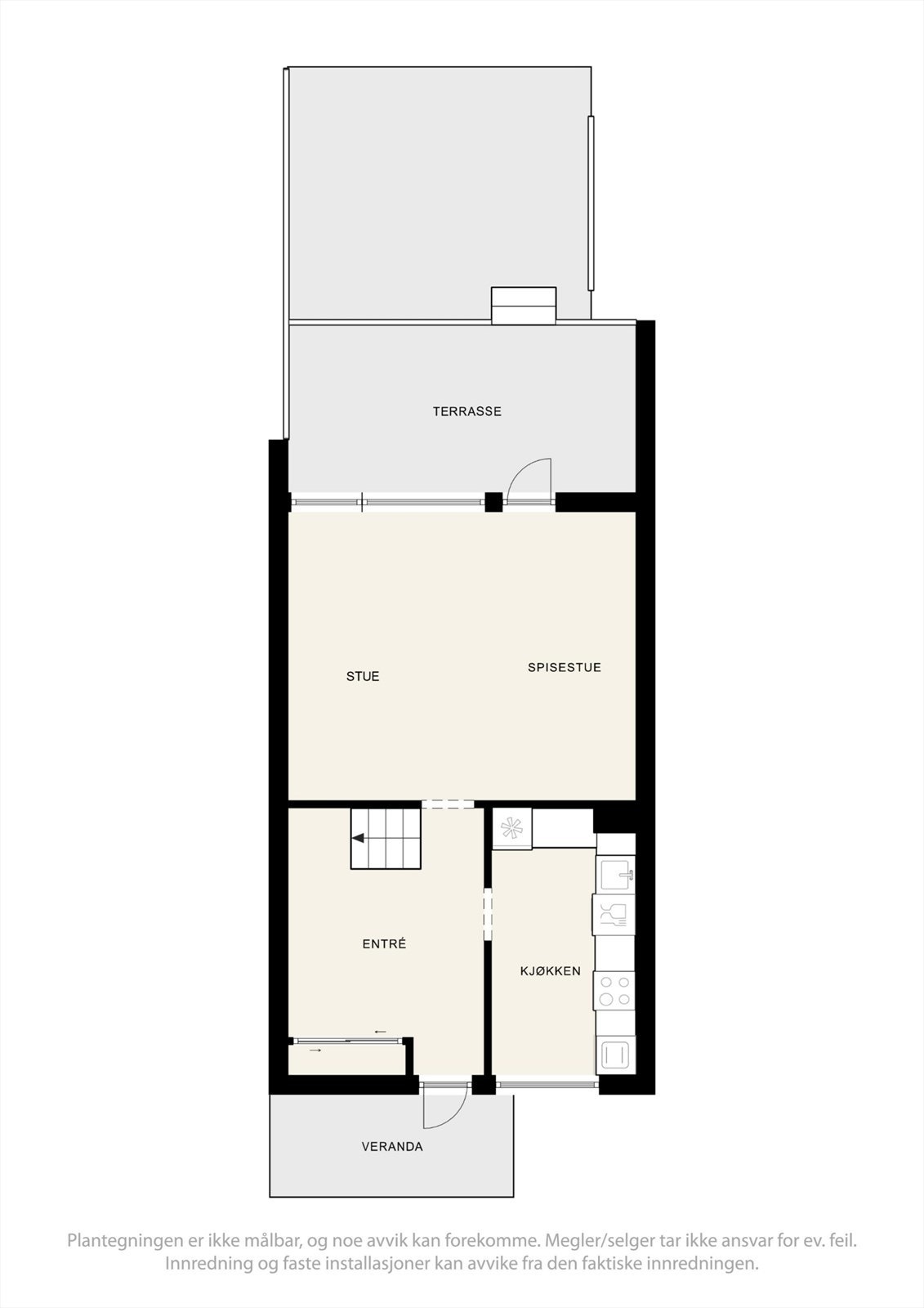 Plantegning 1. Etasje Galleribilde