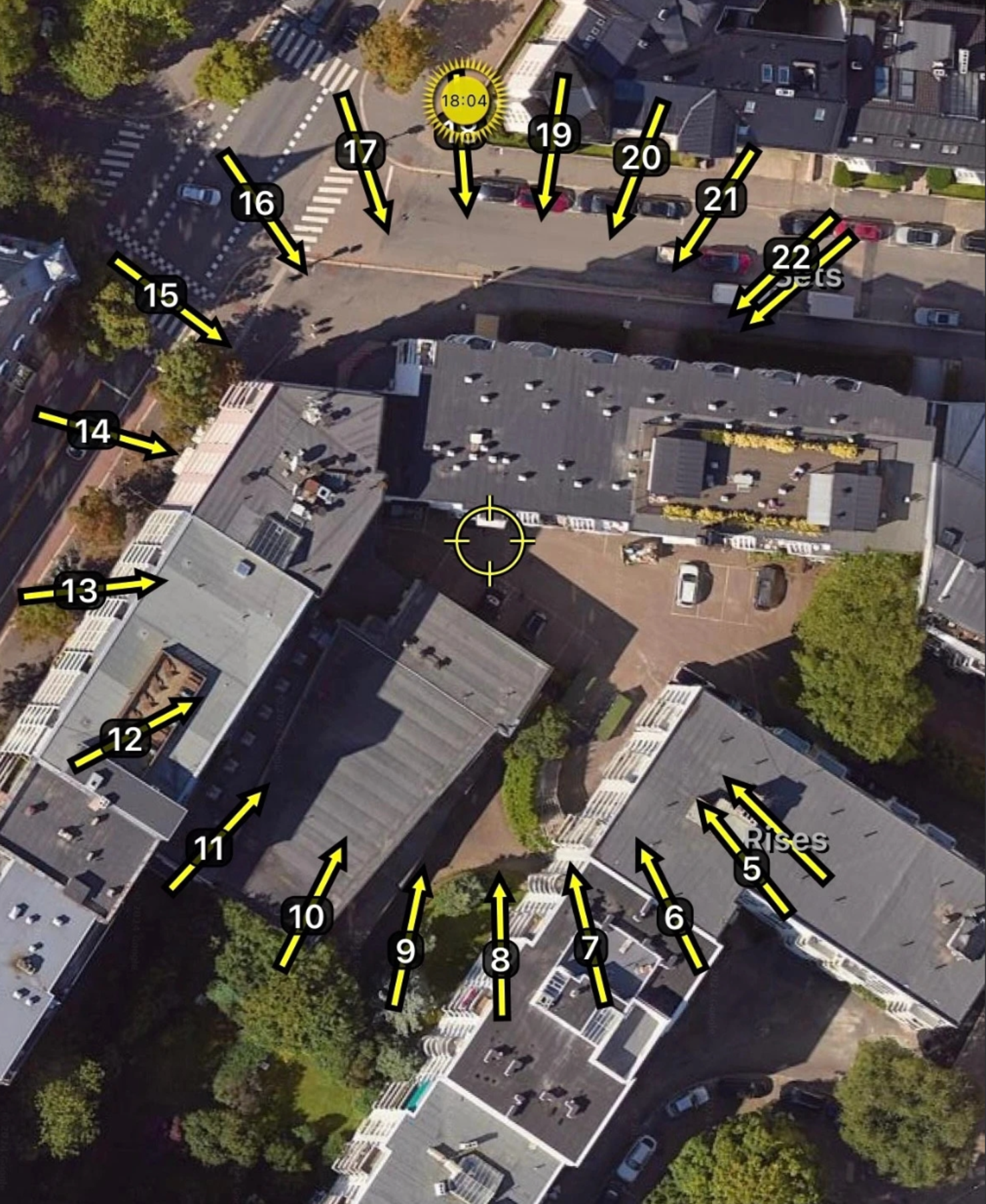 Illustrasjon av solforholdene midtsommers. Galleribilde