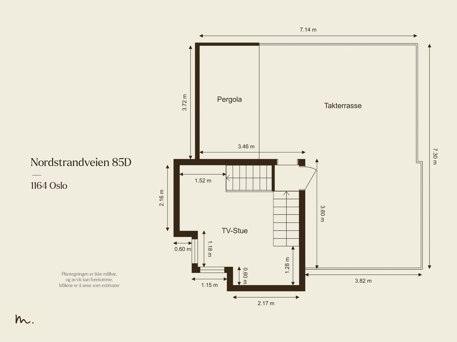 Plantegning 3. etasje. Galleribilde