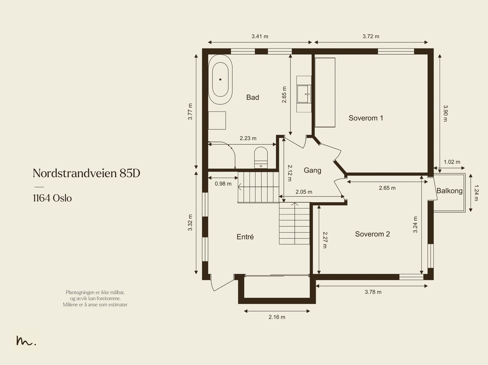 Plantegning 1. etasje. Galleribilde