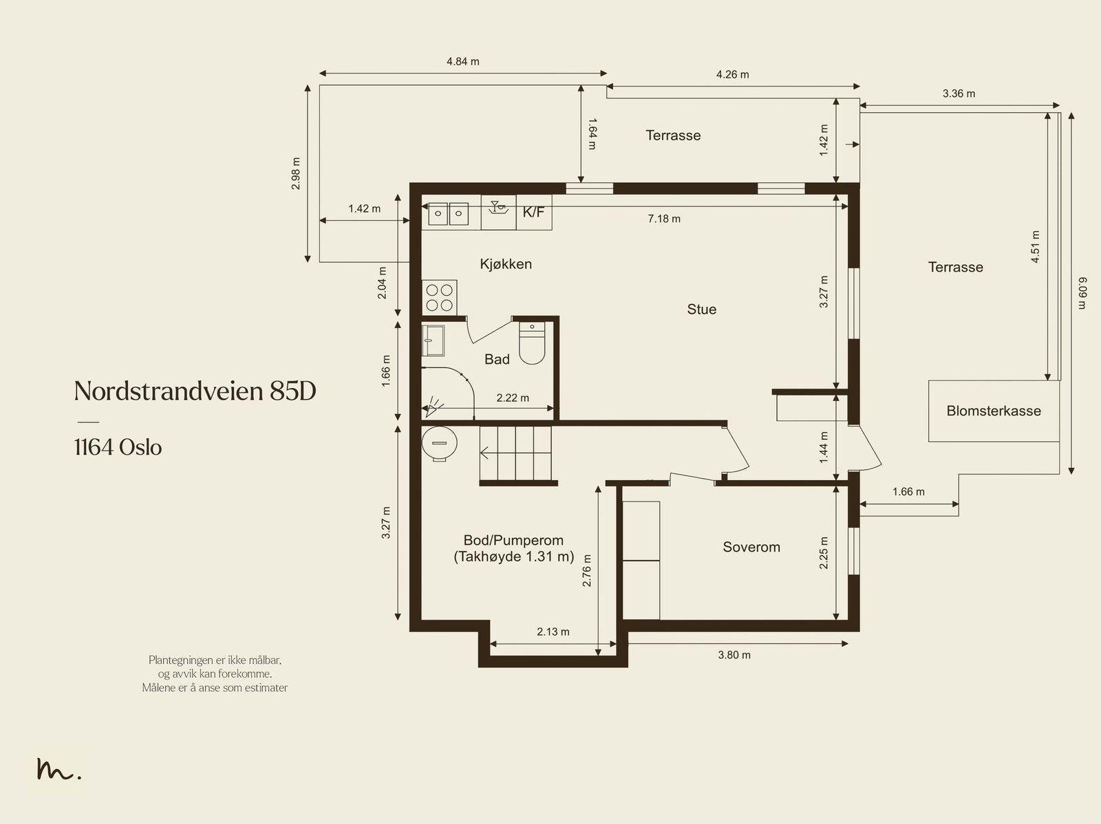 Alternativ plantegning underetasje. Galleribilde