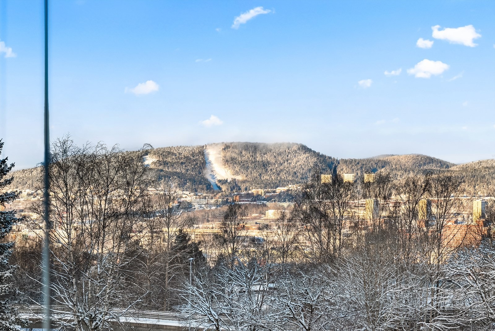 Utsikt fra balkongen Galleribilde
