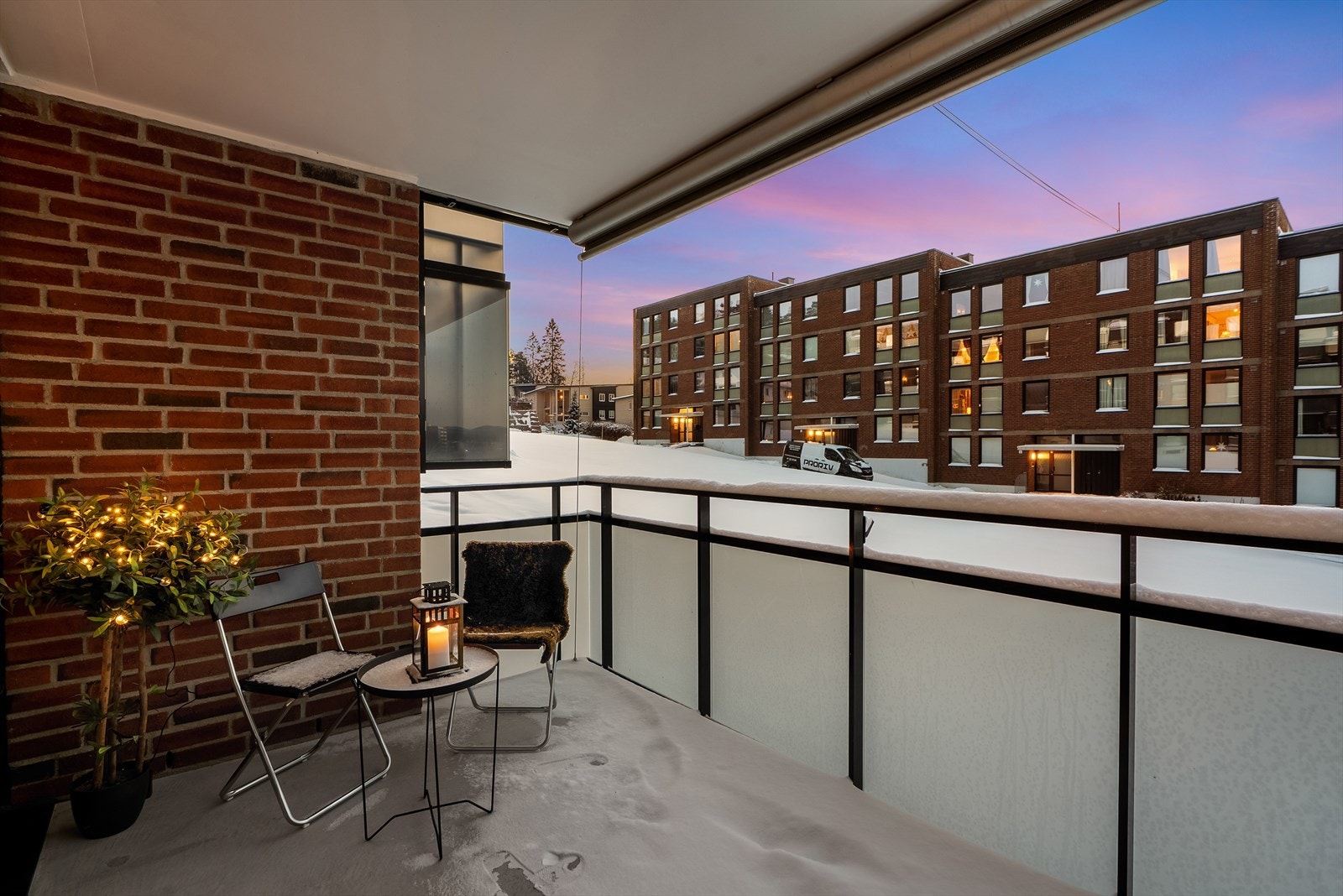 Balkong på ca. 8 m². Galleribilde