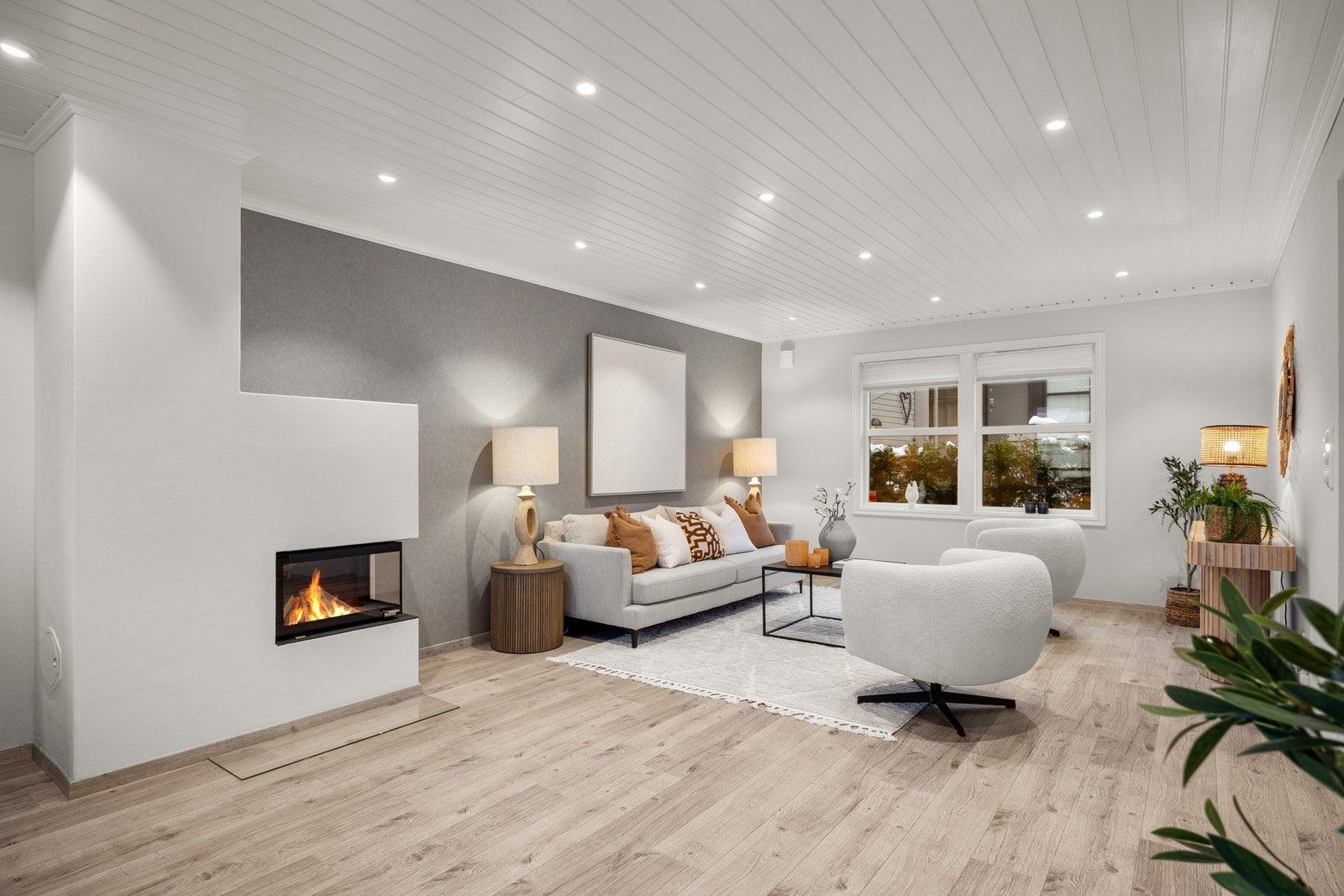 Utbygget rekkehus med store rom Galleribilde