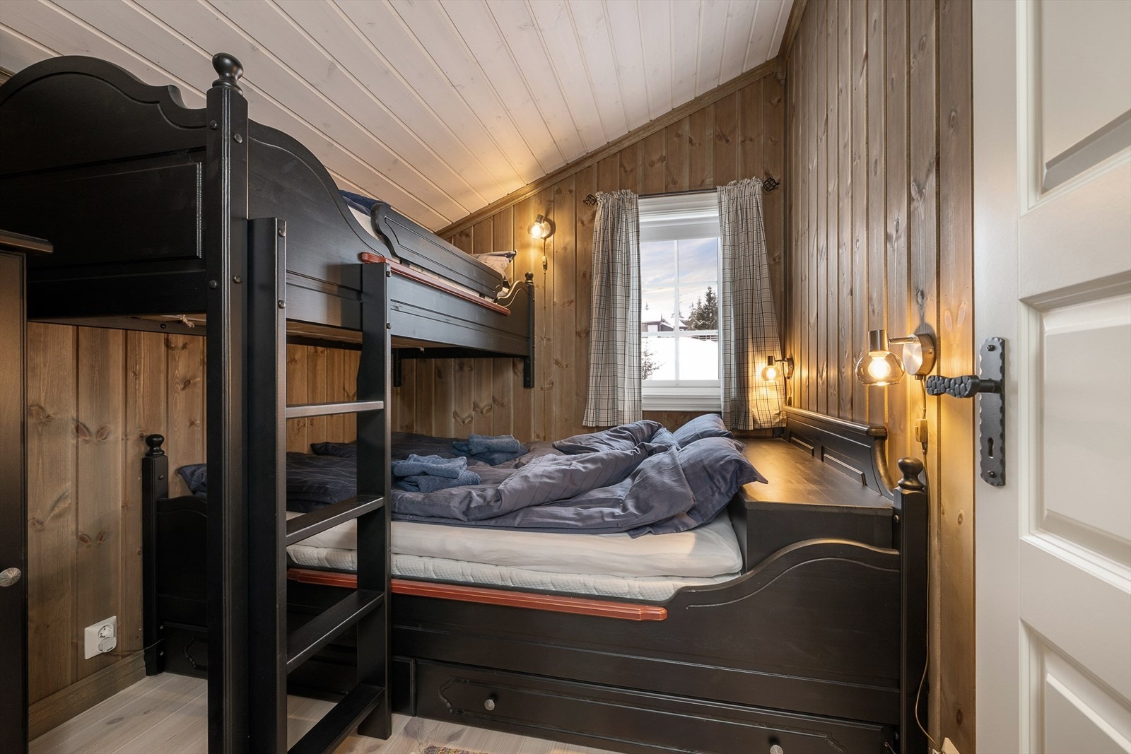 Det er totalt 11 sengeplasser i hytta. Galleribilde