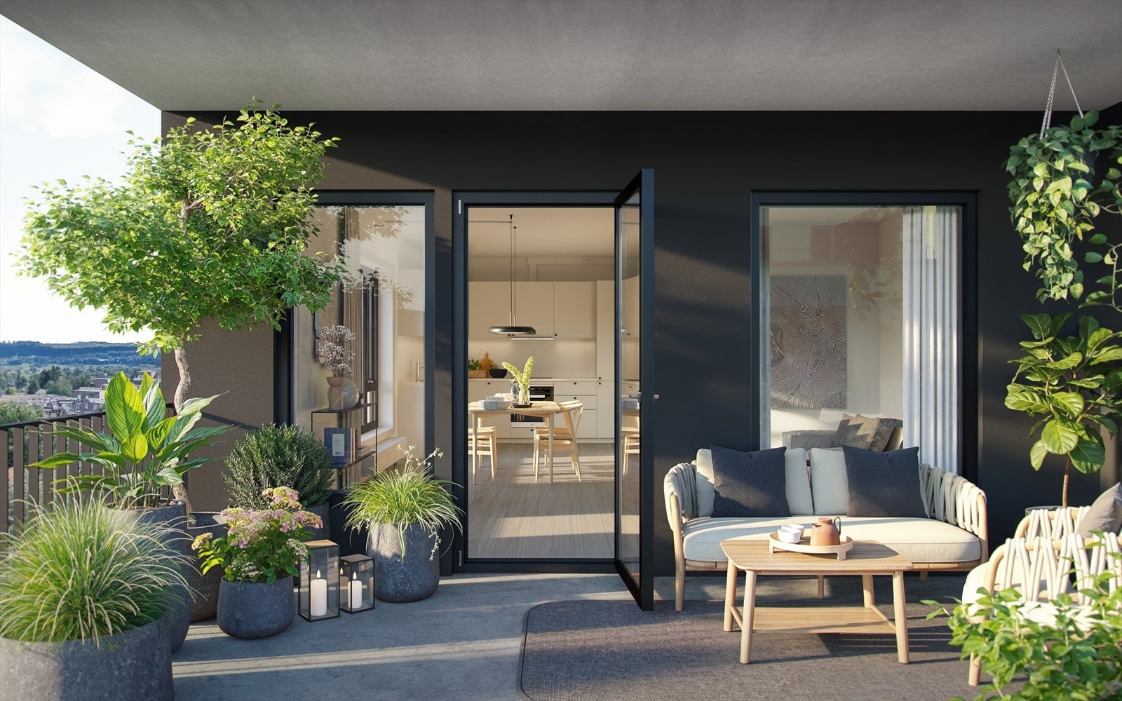 Illustrasjon av leilighet C407. Galleribilde