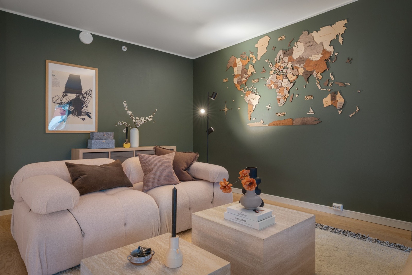 - Stue/kjøkken løsningen måler sammen 41,71 kvm - Galleribilde