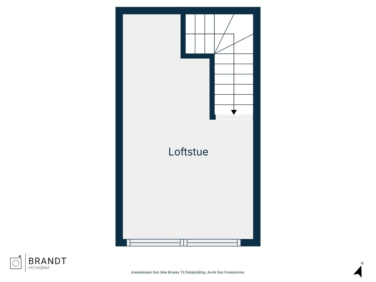 Plantegning loftstue Galleribilde