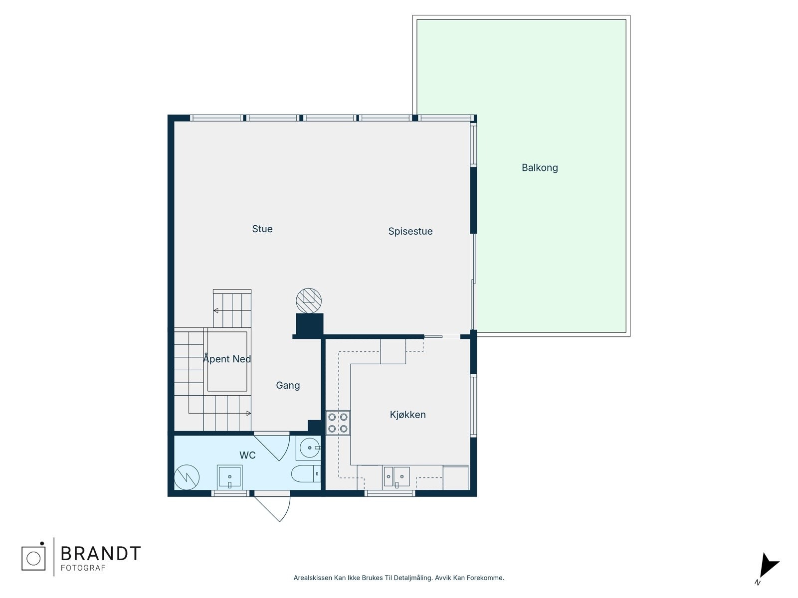 Plantegning hovedetasje Galleribilde
