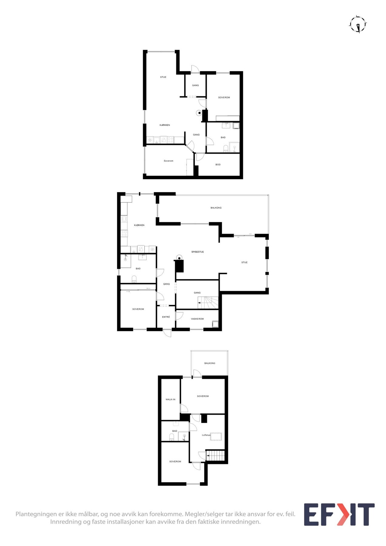 Planskisser samlet Galleribilde