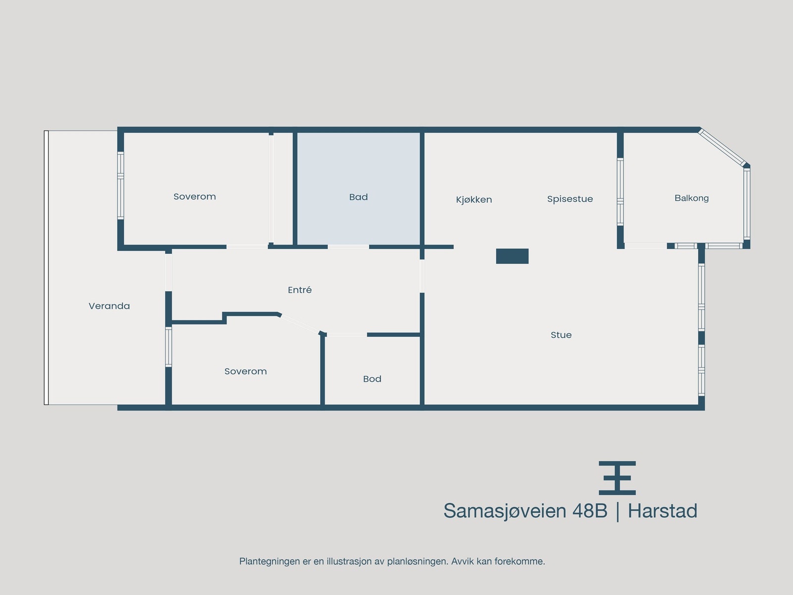 Plantegning Galleribilde