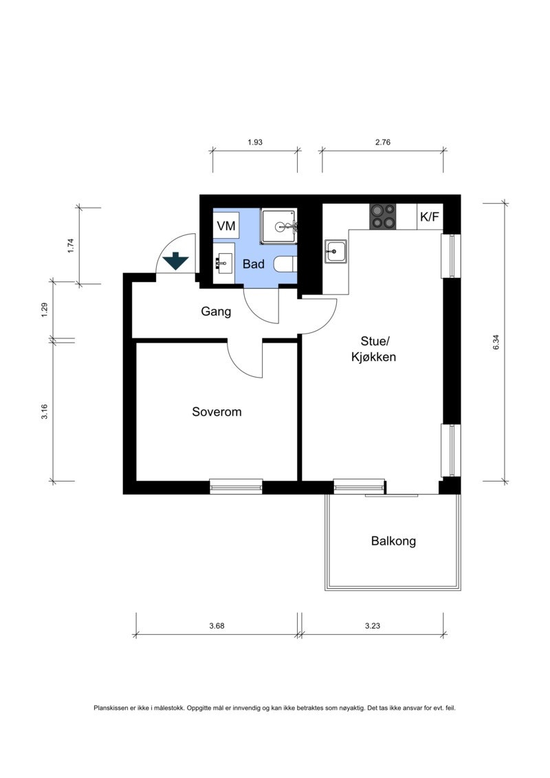 Plantegning Galleribilde