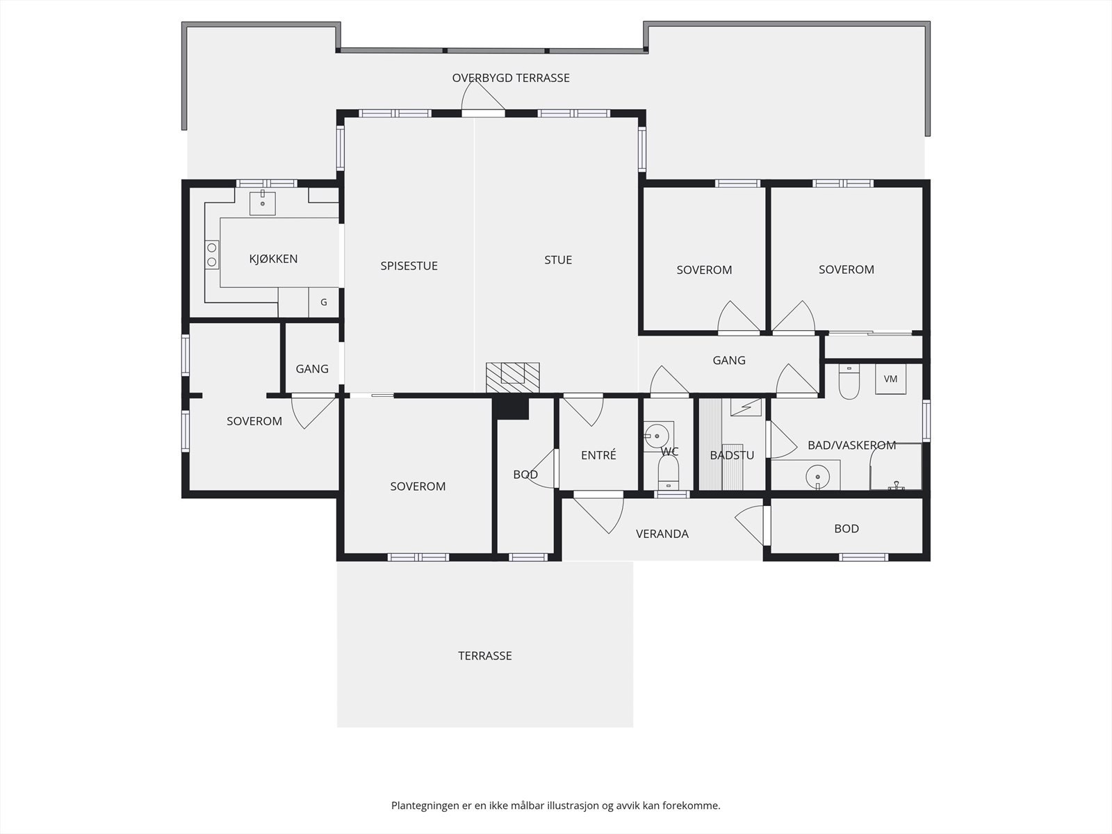 Plantegning. Galleribilde