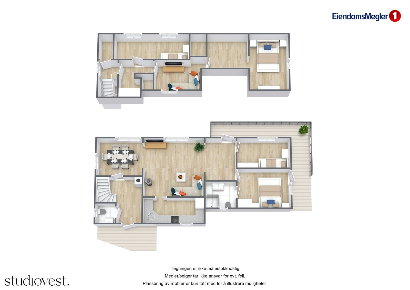Planskisse 3D Galleribilde