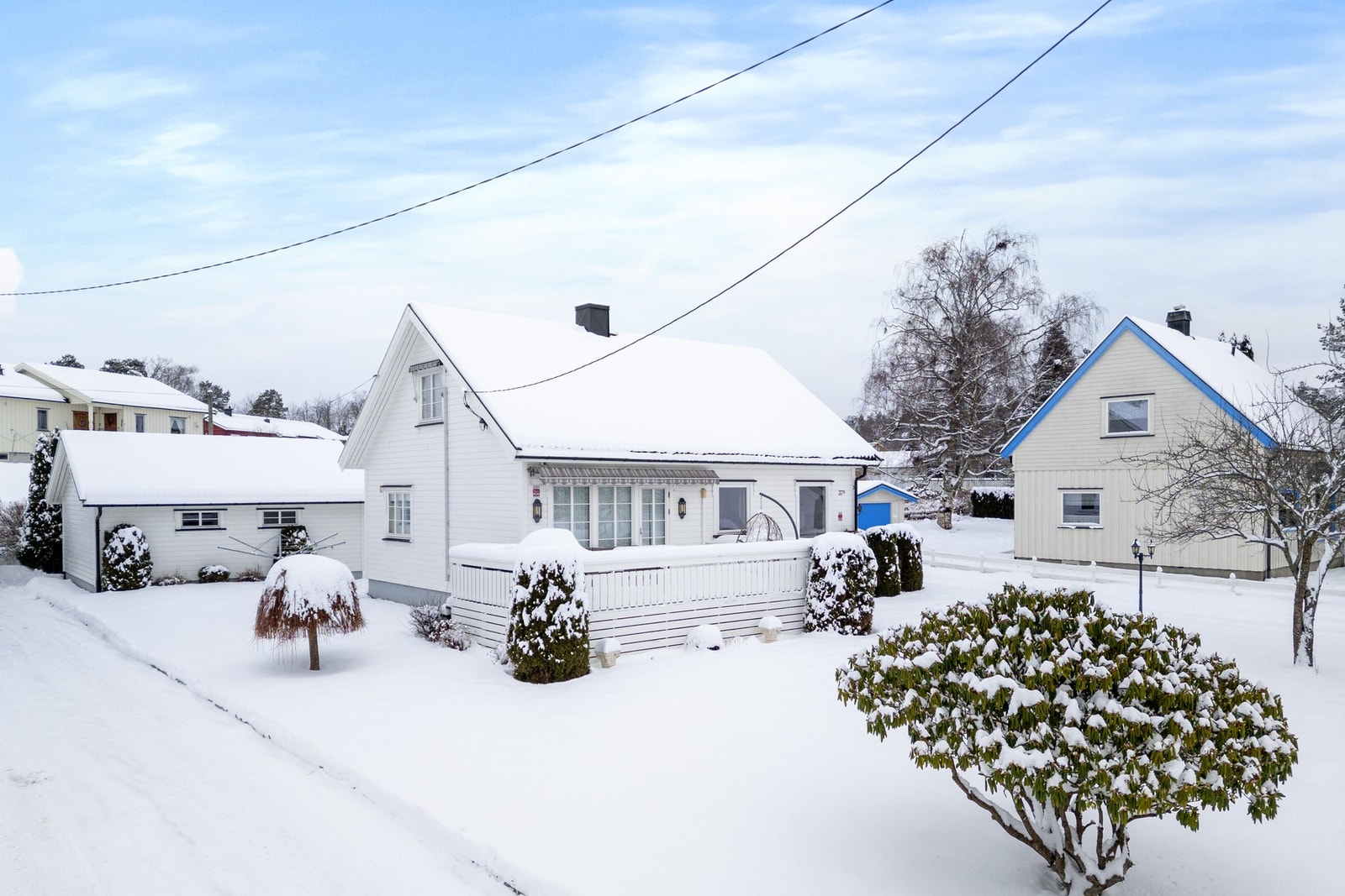 Pent opparbeidet uteområde. Galleribilde