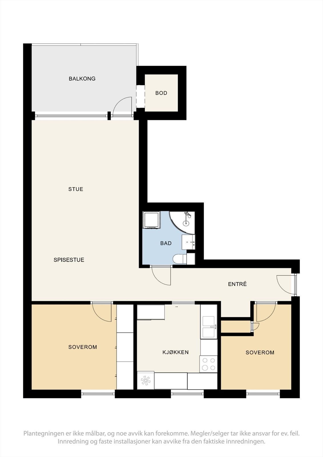 Planskisse Galleribilde