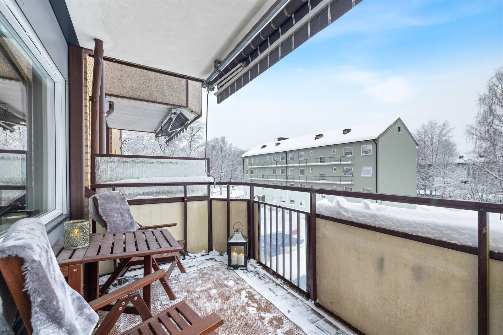 Her kan du nyte rolige dager med utsyn over fellesområdene. Galleribilde