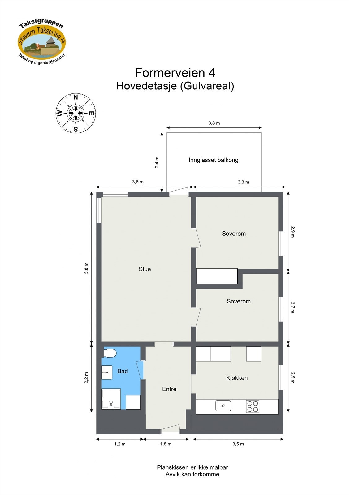 Plantegning Galleribilde