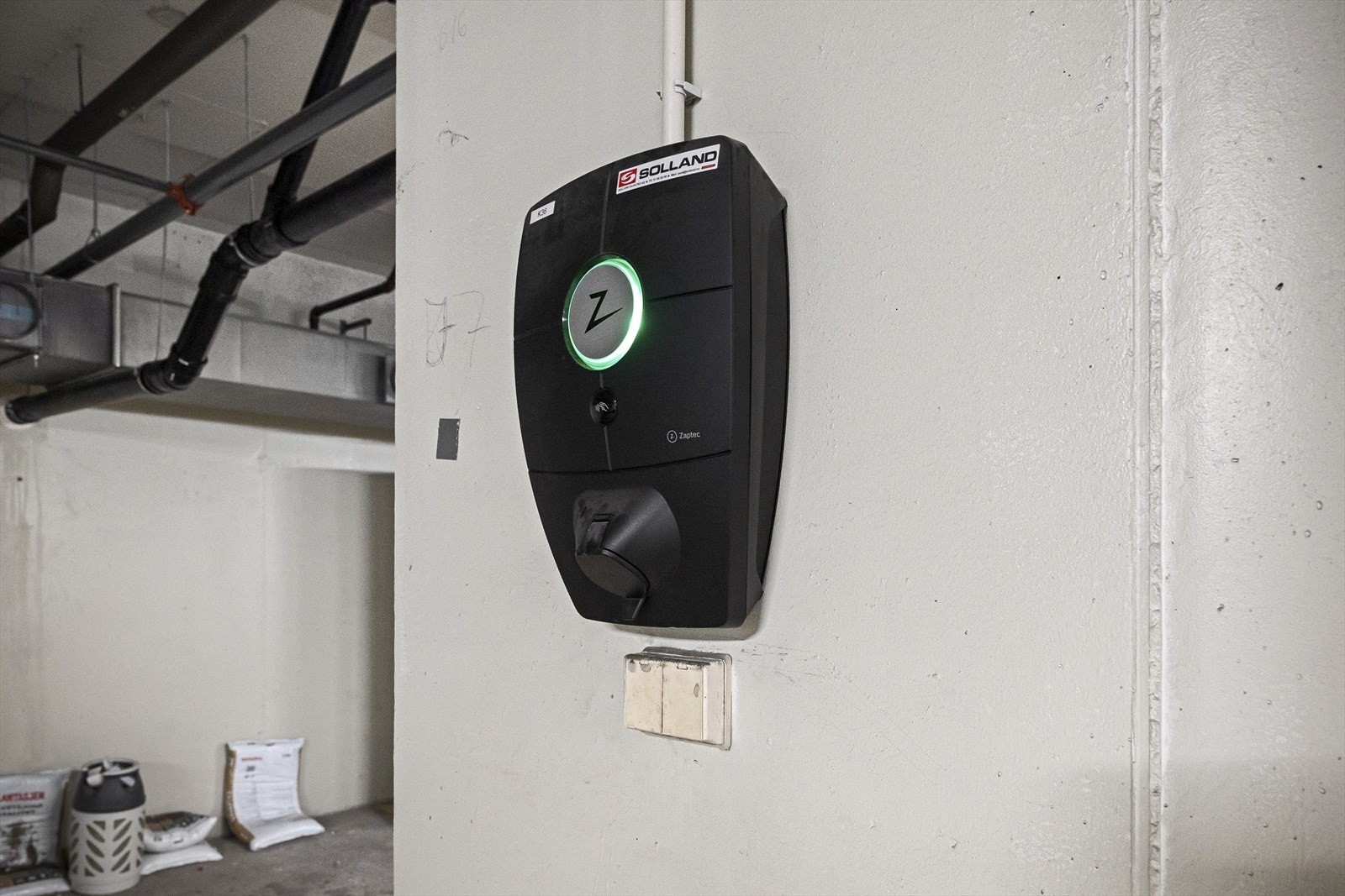 Mulighet for elbil-lader Galleribilde