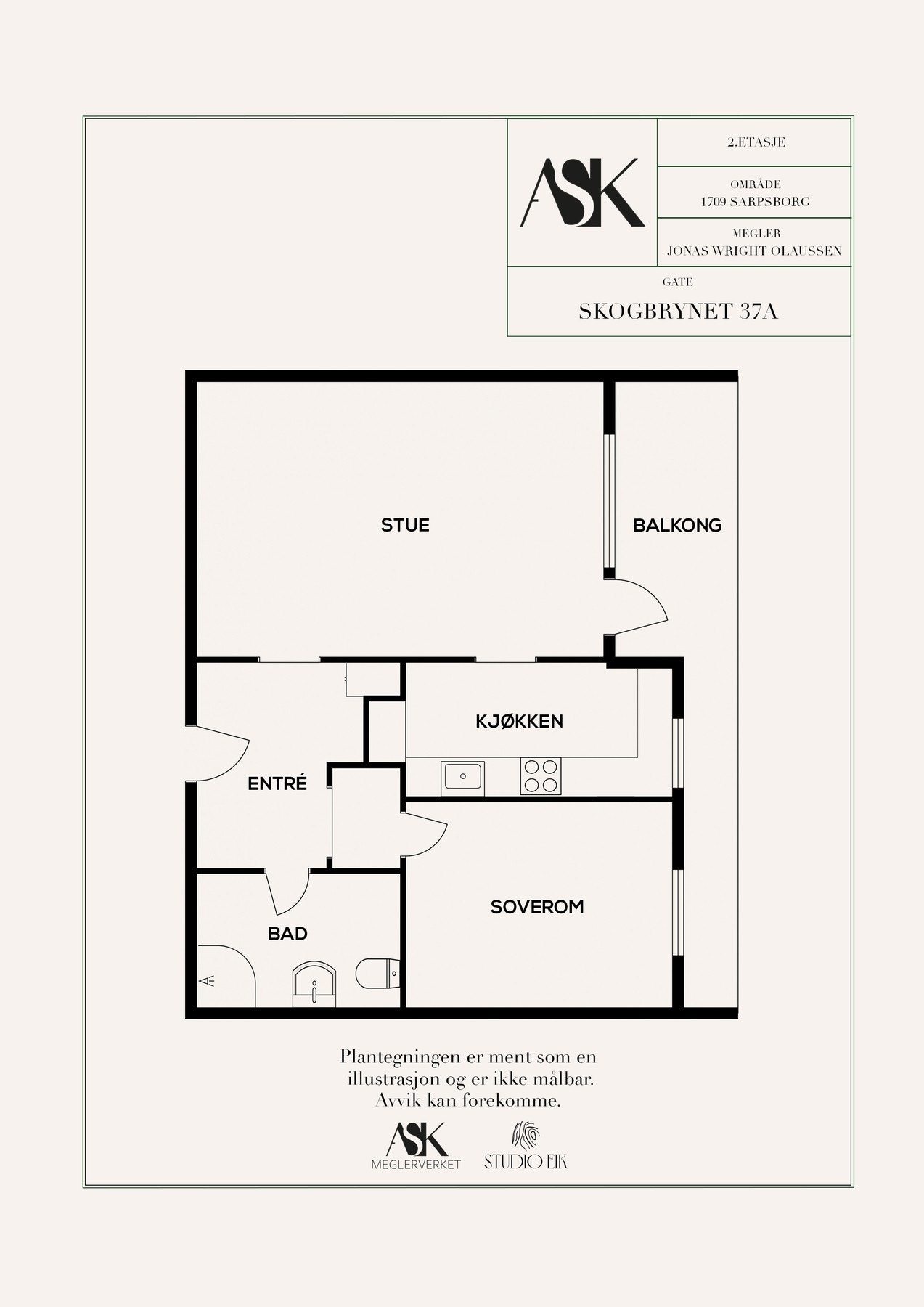 Plantegning 2. etasje. Galleribilde