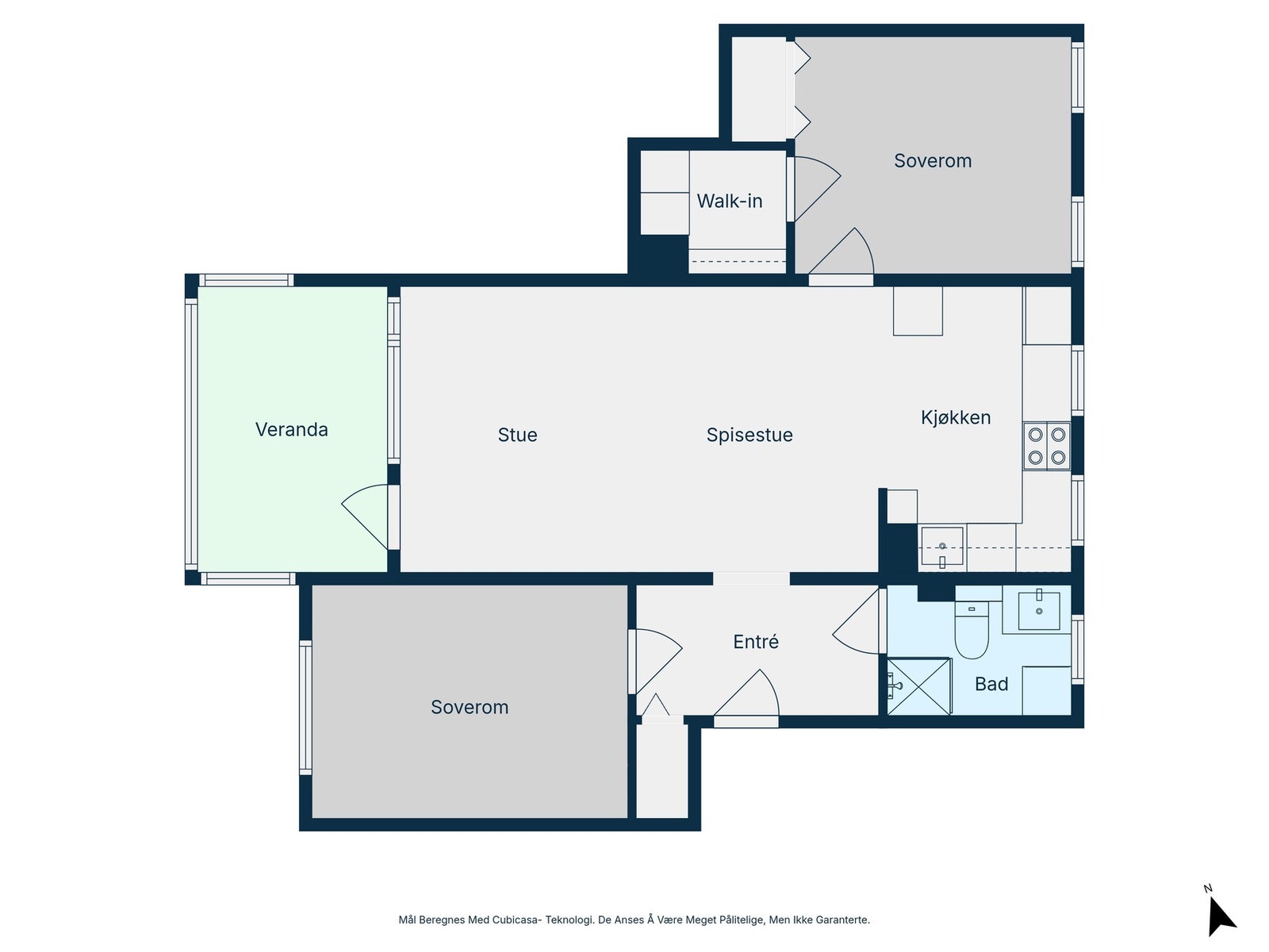 Plantegning 3. etg. Galleribilde