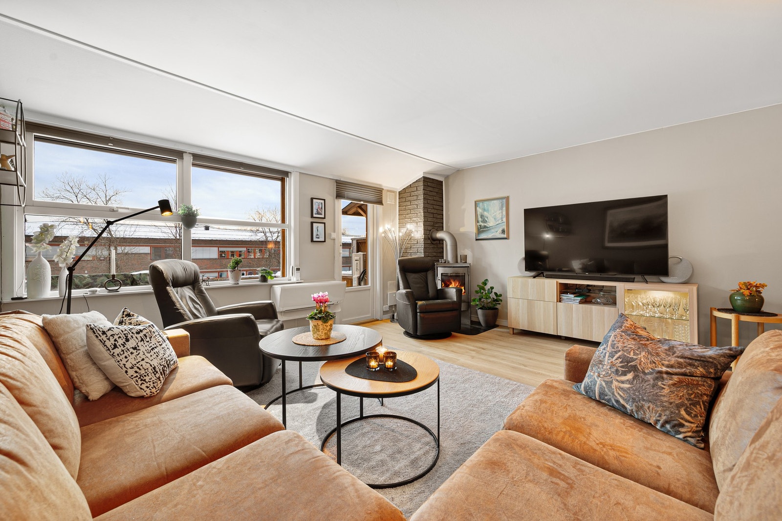 Boligen er på 104 kvm BRA og har god planløsning. Galleribilde