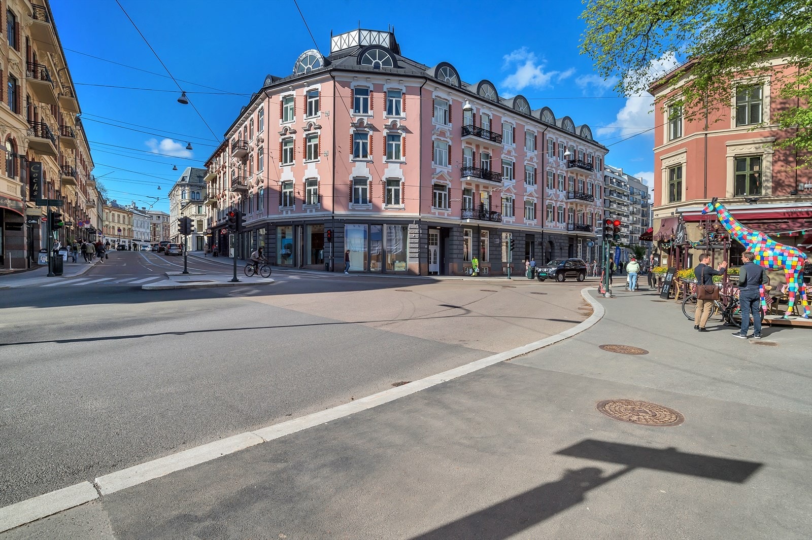 Områdebilde Parkveien og Hegdehaugsveien. Galleribilde