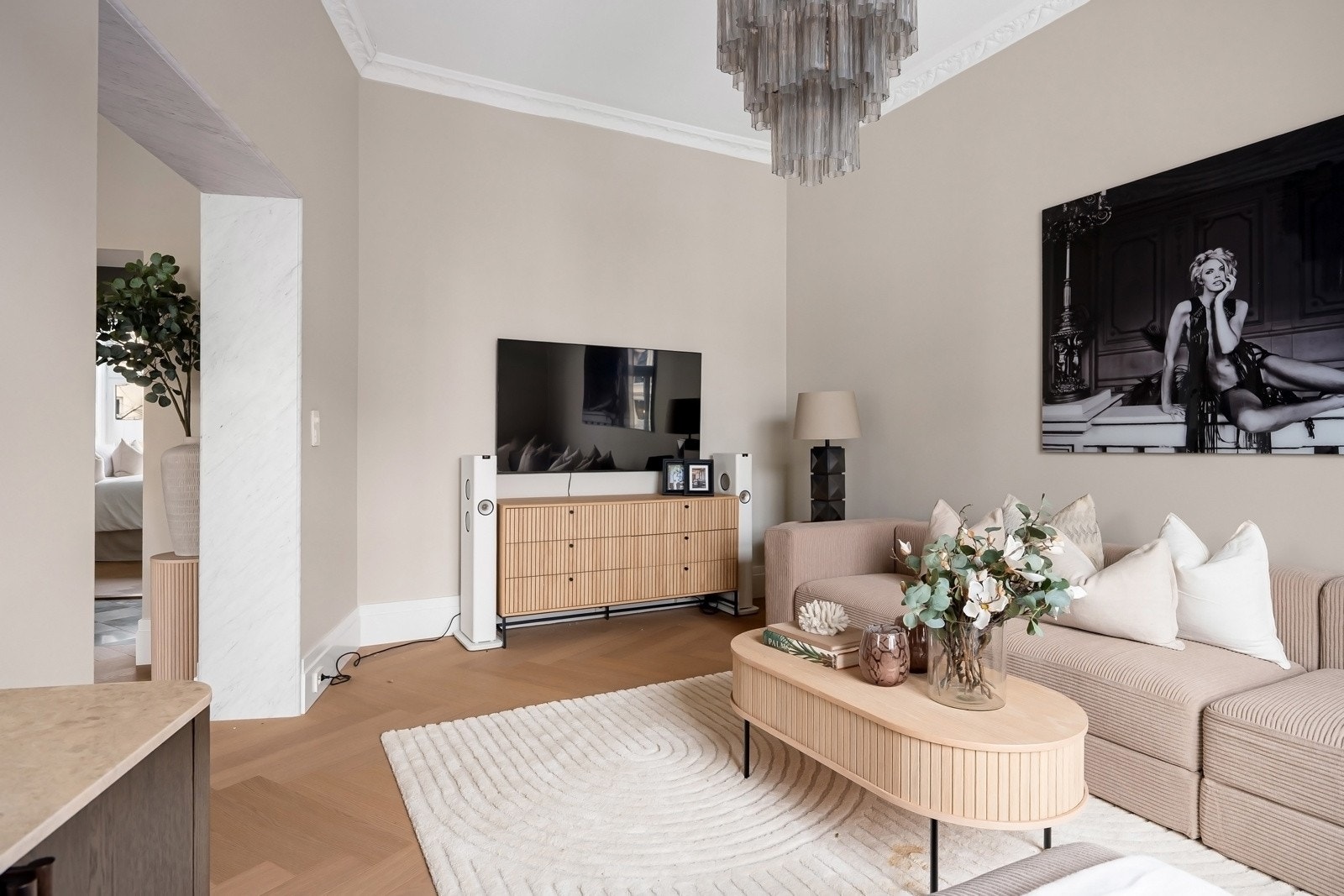 Rommet kan også brukes som et ekstra soverom dersom det er behov for tre soverom. Galleribilde