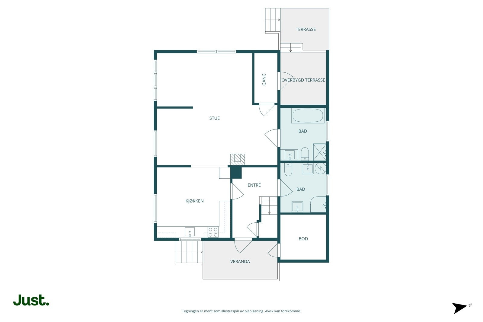 Planskisse hovedplan.