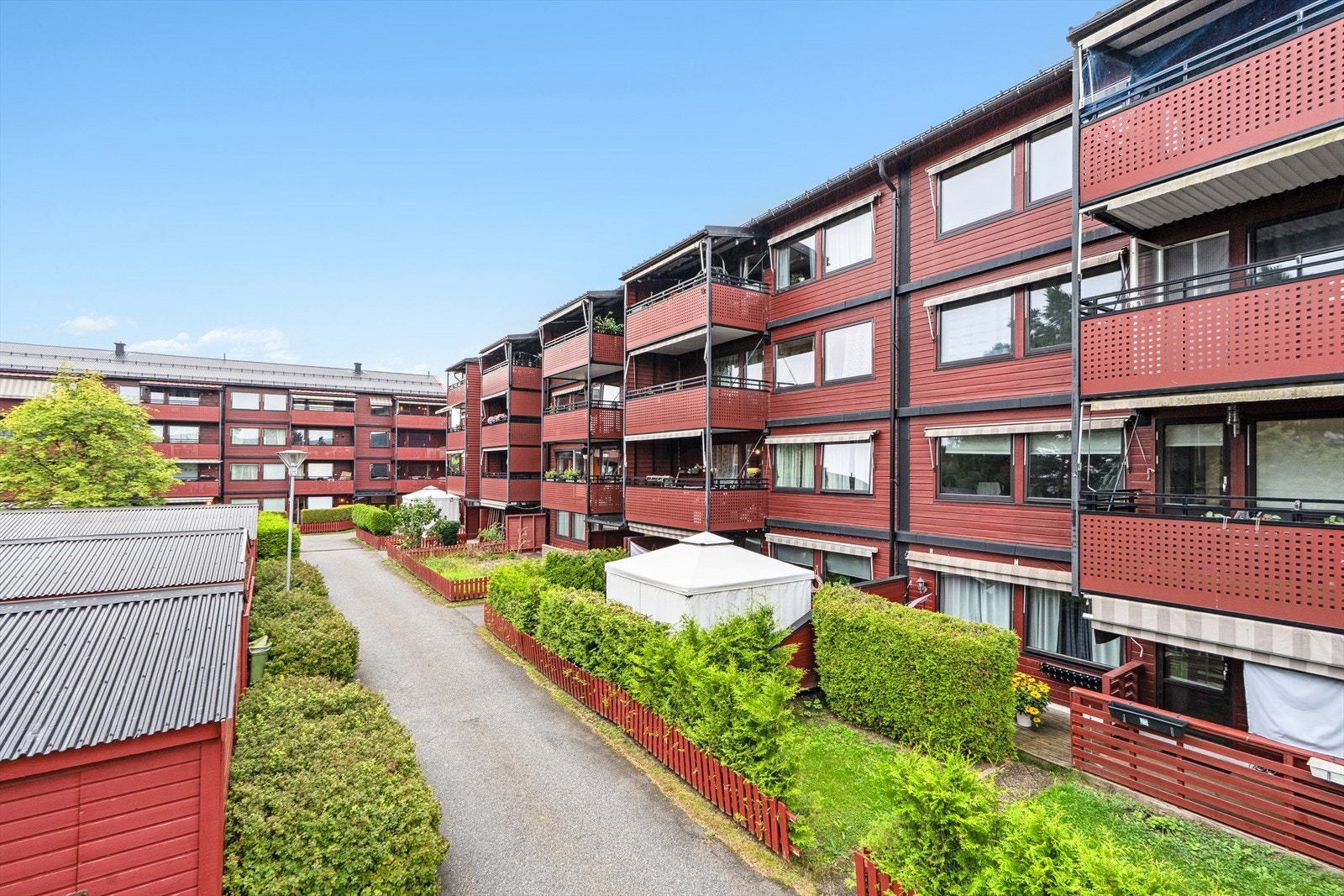 Skovbakken Borettslag består av 252 andelsleiligheter. Galleribilde