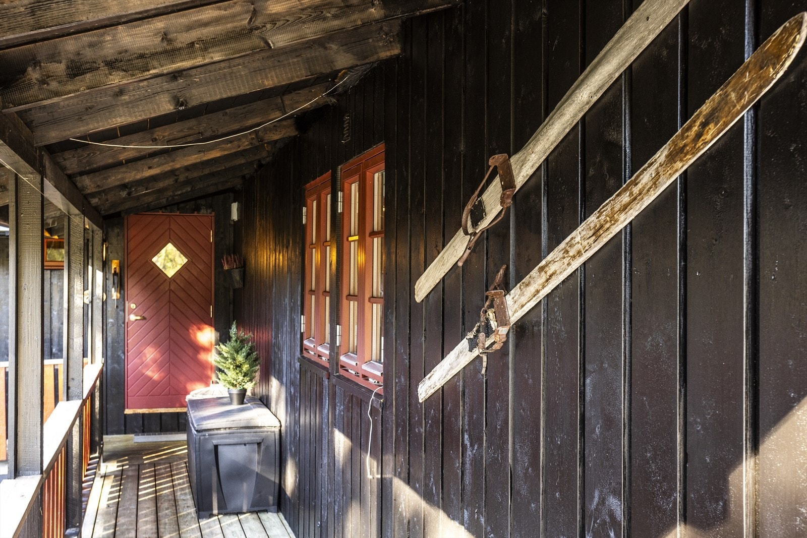 Velkommen til hytta! Her kan en nyte stille og rolige omgivelser. Galleribilde