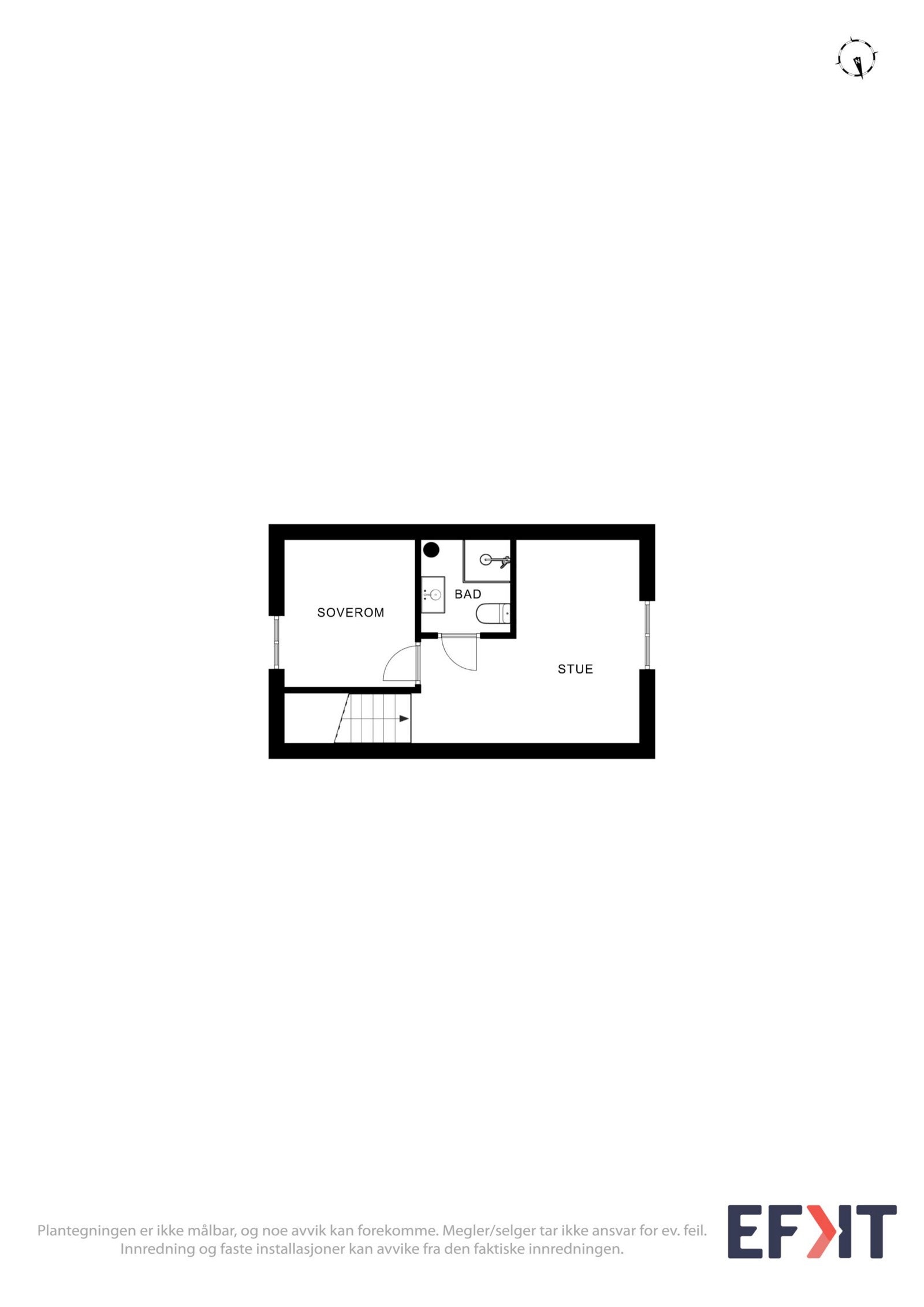 Planskisse av oppstue Galleribilde