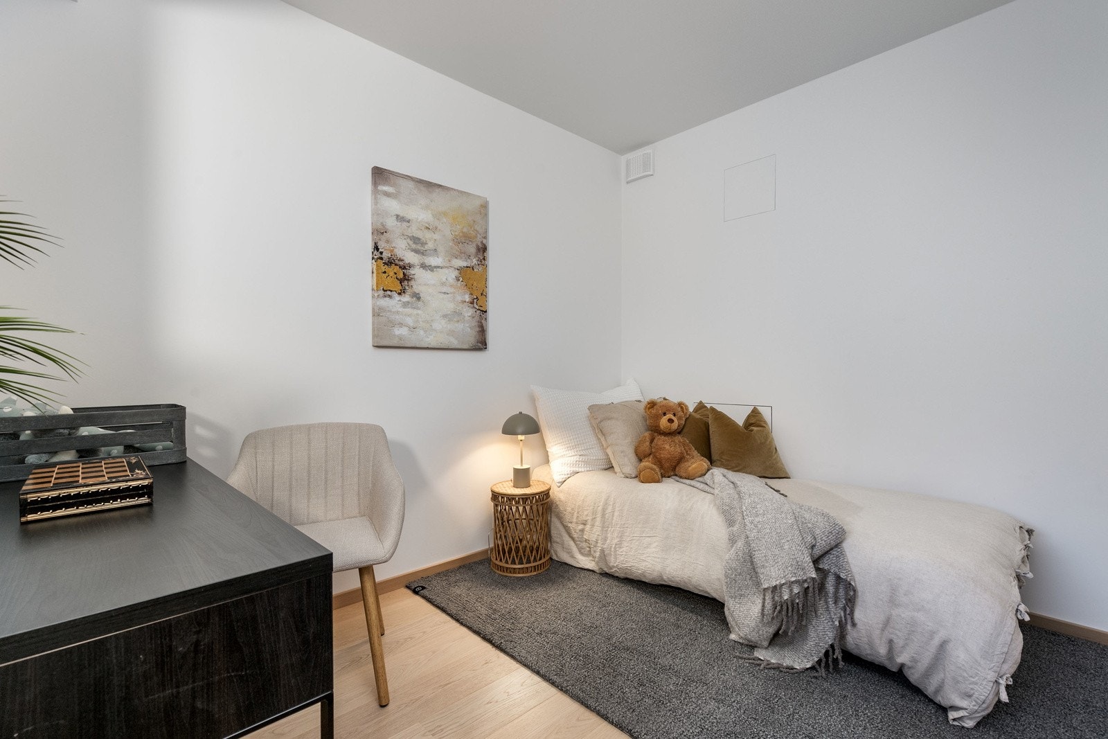 Soverommet har god plass til dobbeltseng etter ønske Galleribilde