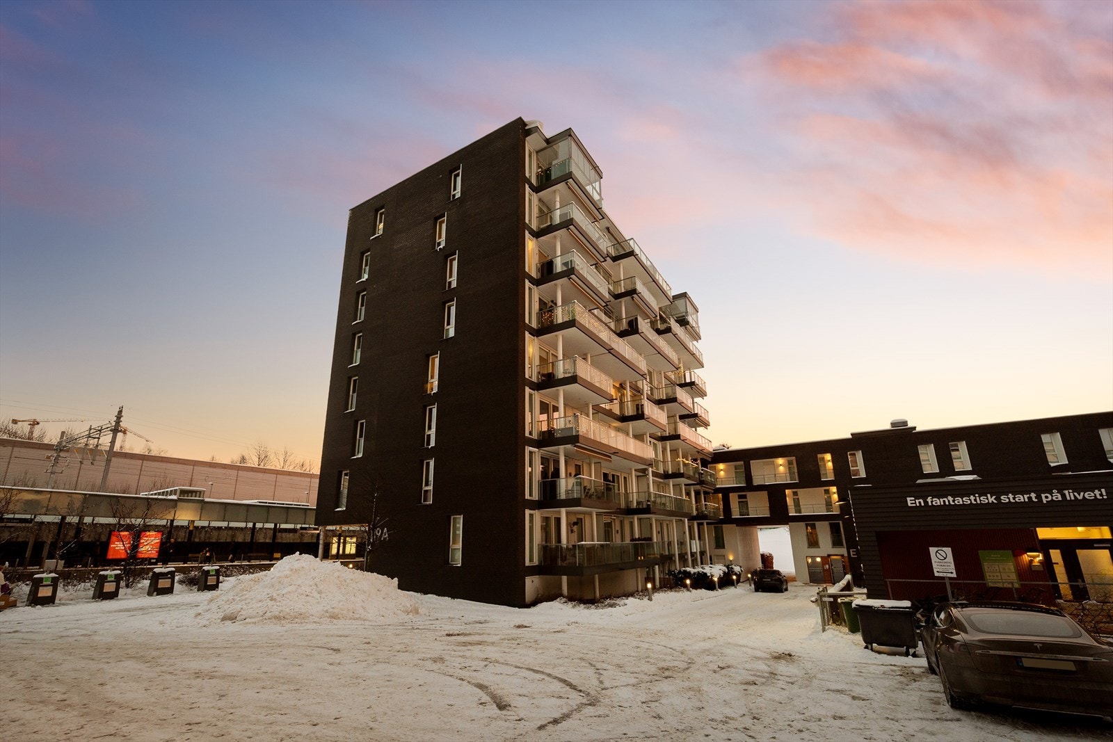 Barnehage i nabobygget med fortrinnsrett for beboerne i sameiet. Galleribilde