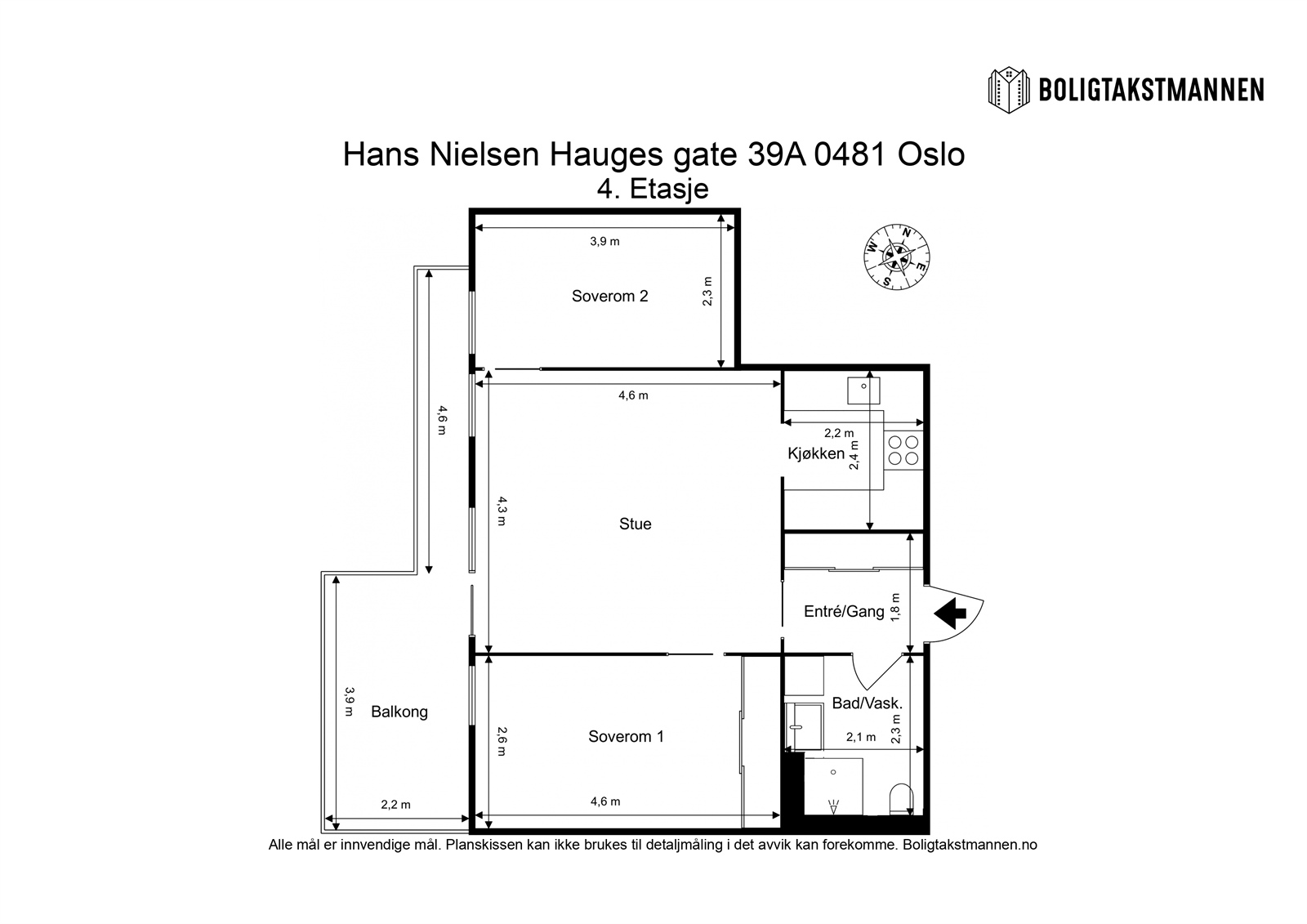 Plantegning til orientering. Galleribilde