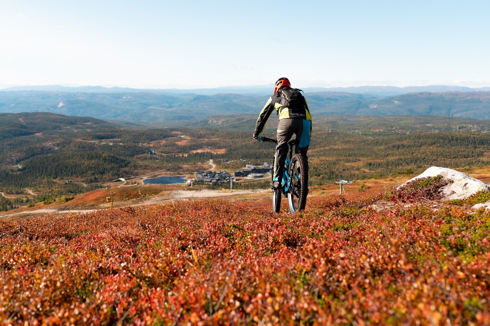 Sykkel er en populær aktivitet i Norefjell Galleribilde