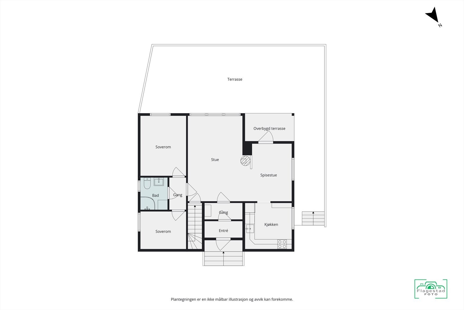 Plantegning hovedplan Galleribilde