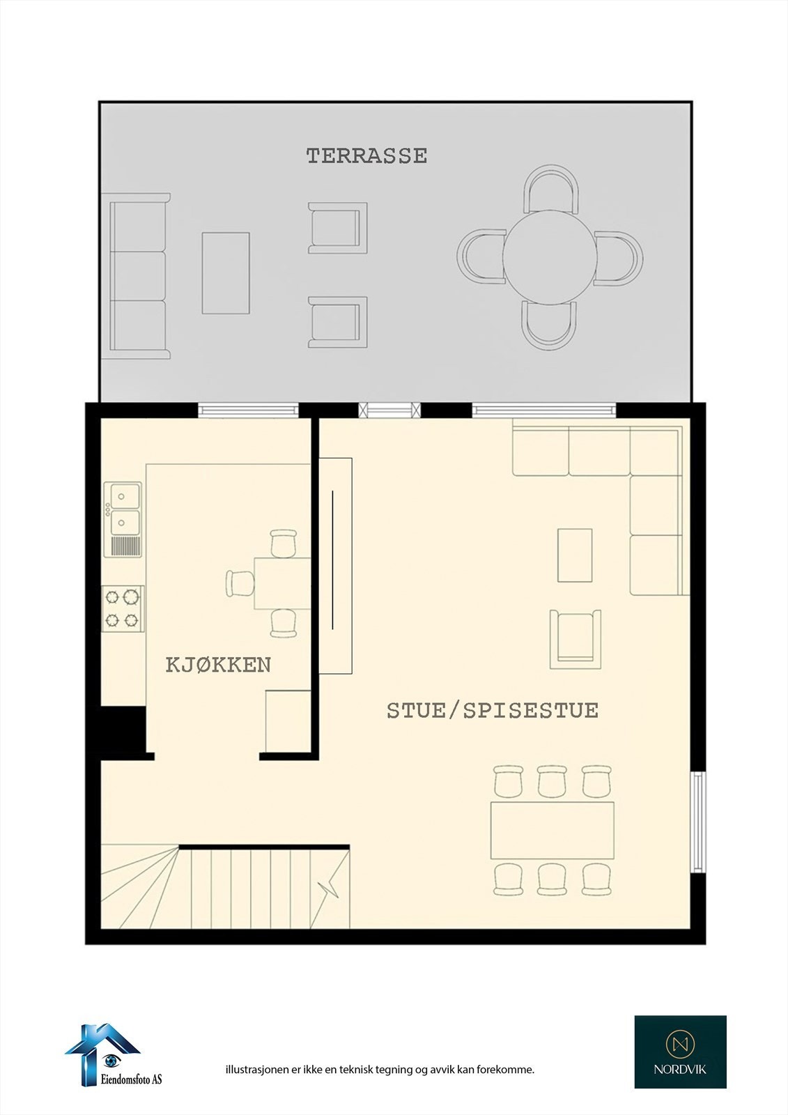 Planskisse 5. Etasje Galleribilde