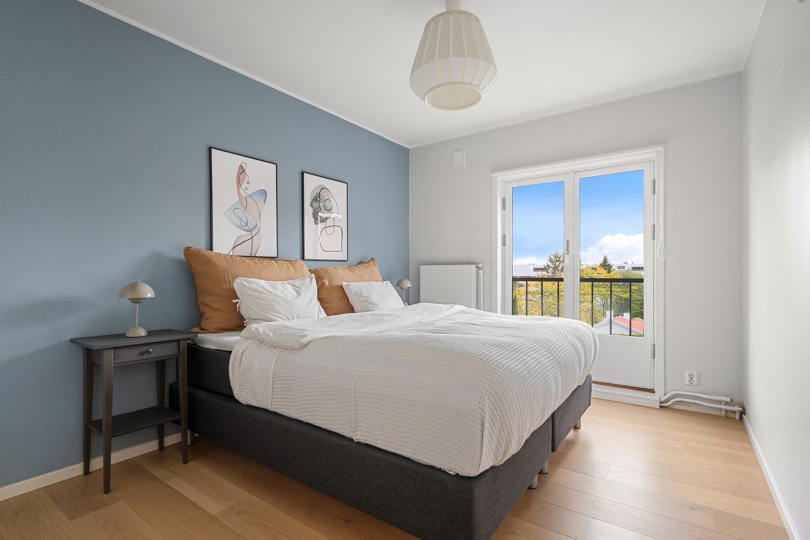 Hovedsoverom med fransk balkong. Galleribilde