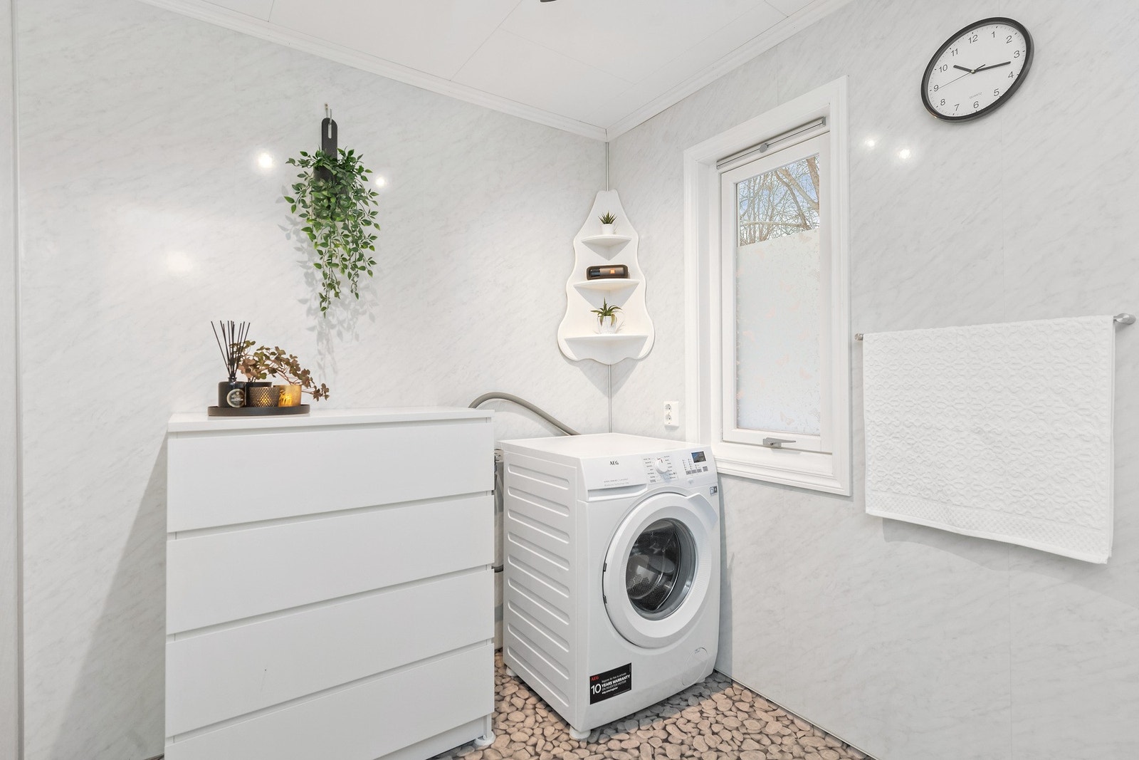 Badet har opplegg for vaskemaskin Galleribilde