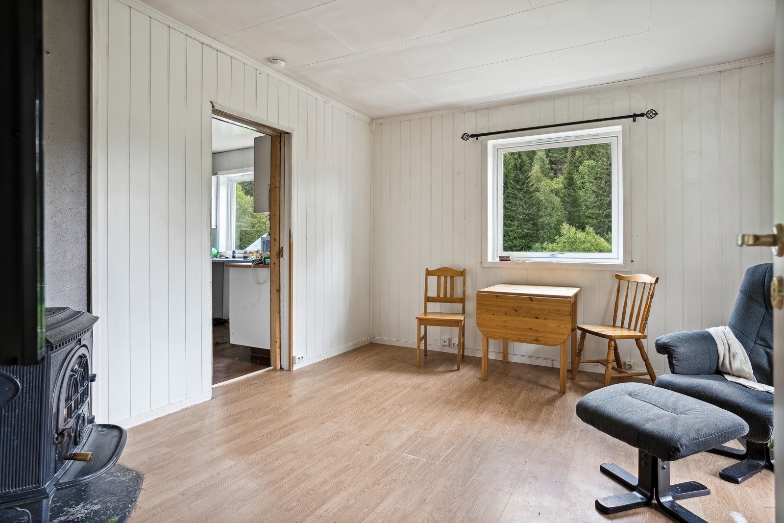 Gulvflater er belagt med laminat. Galleribilde