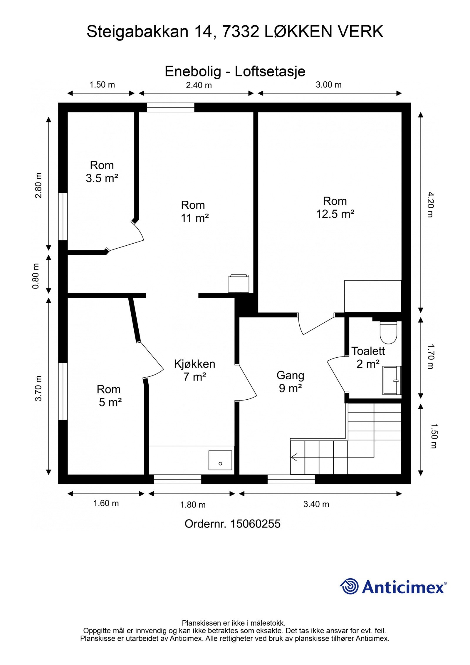 Planskisse 2. etasje Galleribilde