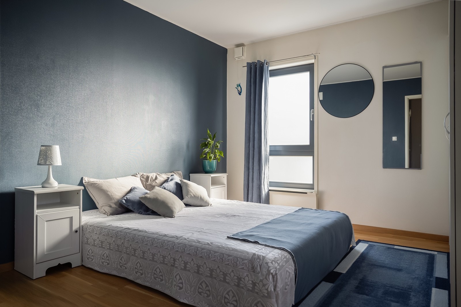 Leiligheten har tre soverom. Galleribilde