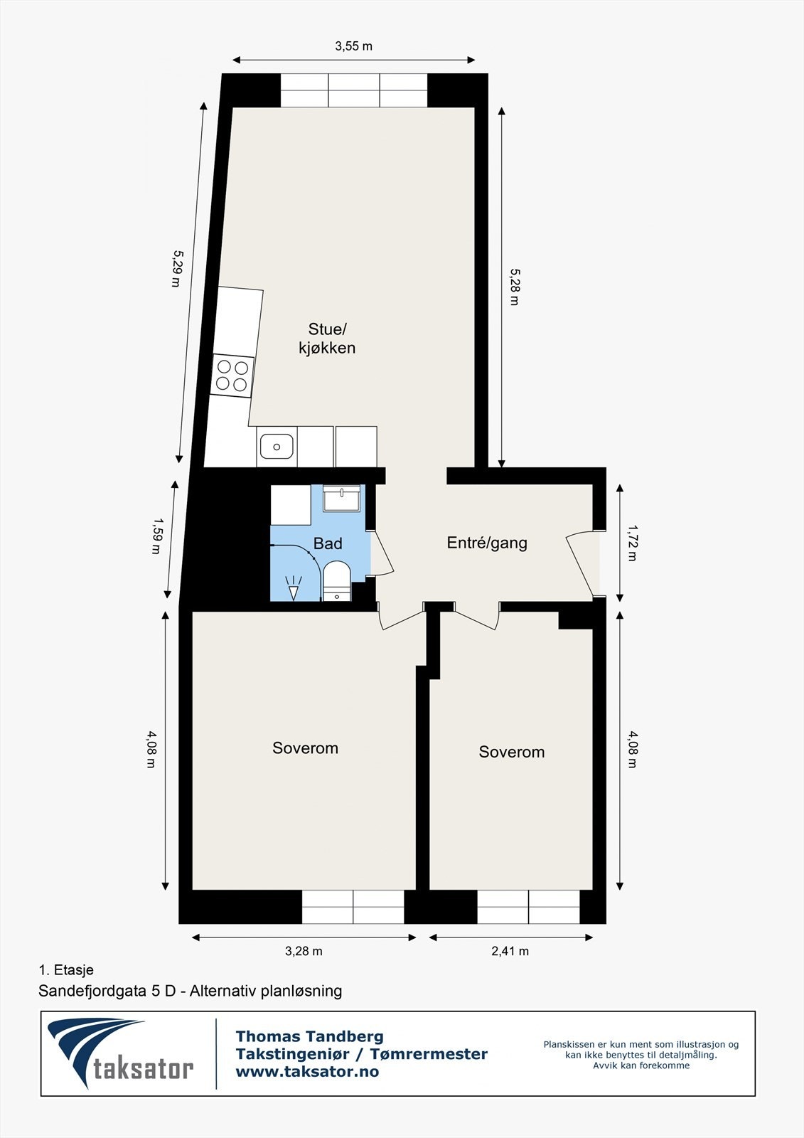 Alternativ planløsning Galleribilde