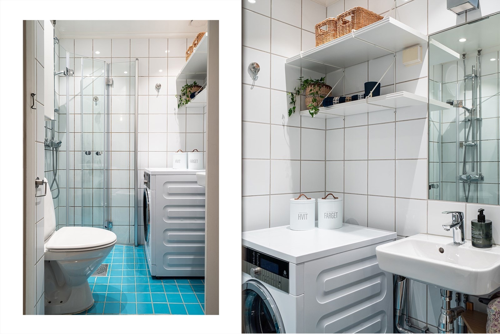 Badet ble oppgradert i 2004 og har flislagte gulv og vegger, glattmalte overflater, LED-downlights og termostatstyrt gulvvarme. Galleribilde