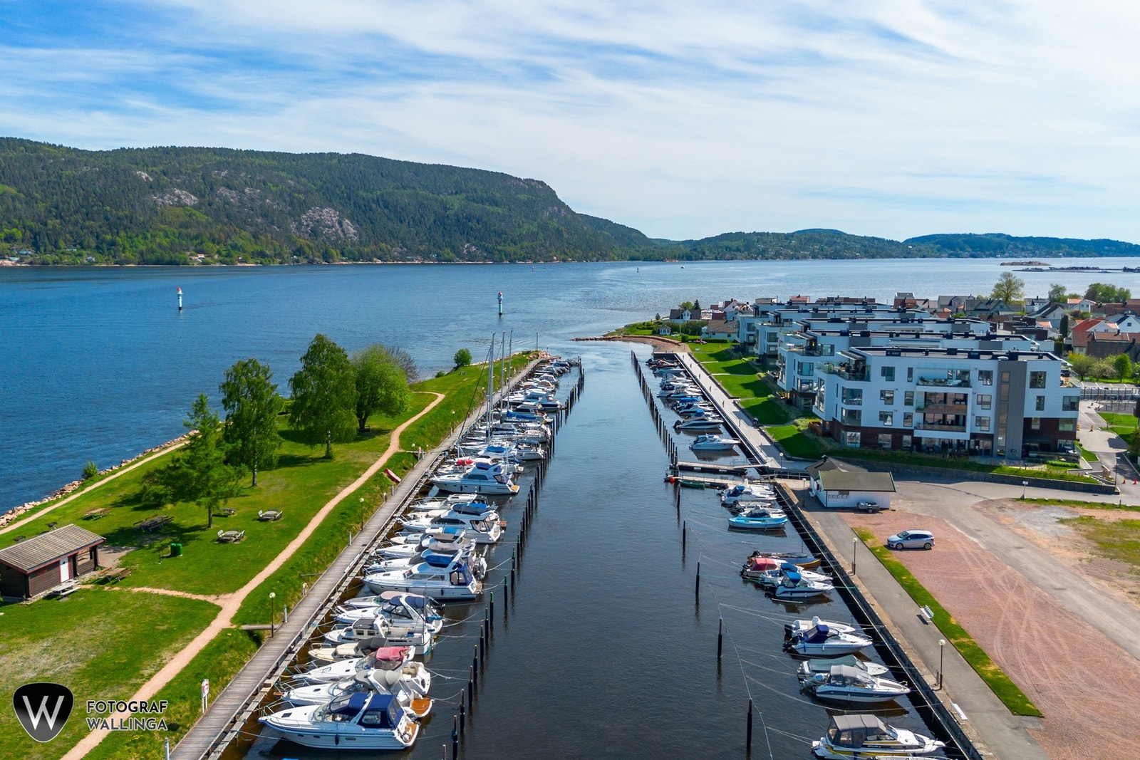 Gode muligheter for båtplass i Svelvik båthavn. Galleribilde