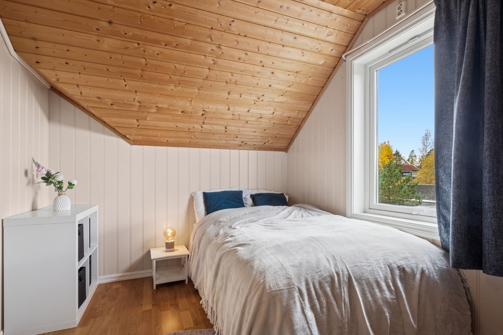 Soverommene har plass til seng, nattbord og annet ønskelig møblement. Galleribilde