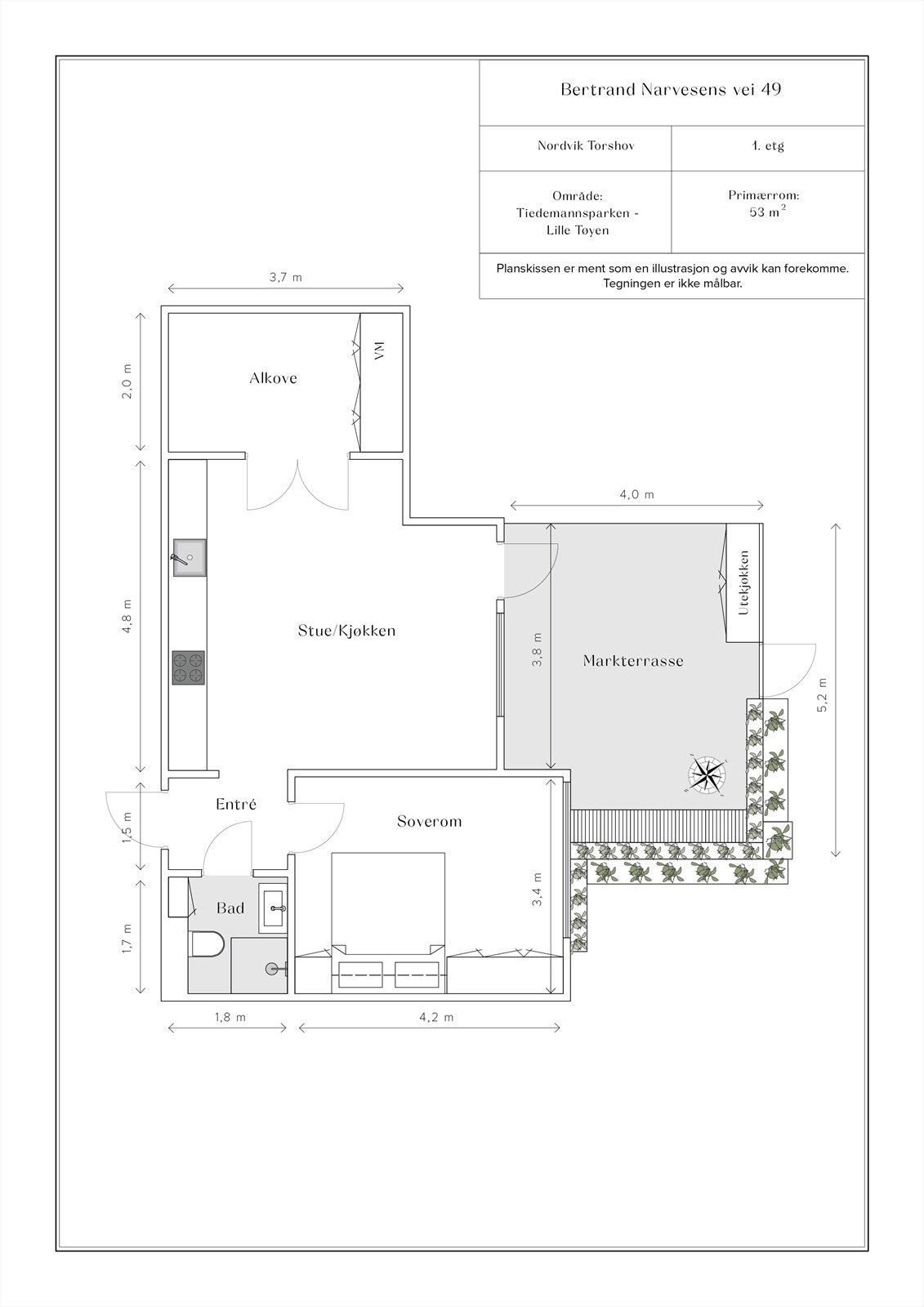 Plantegning. Galleribilde