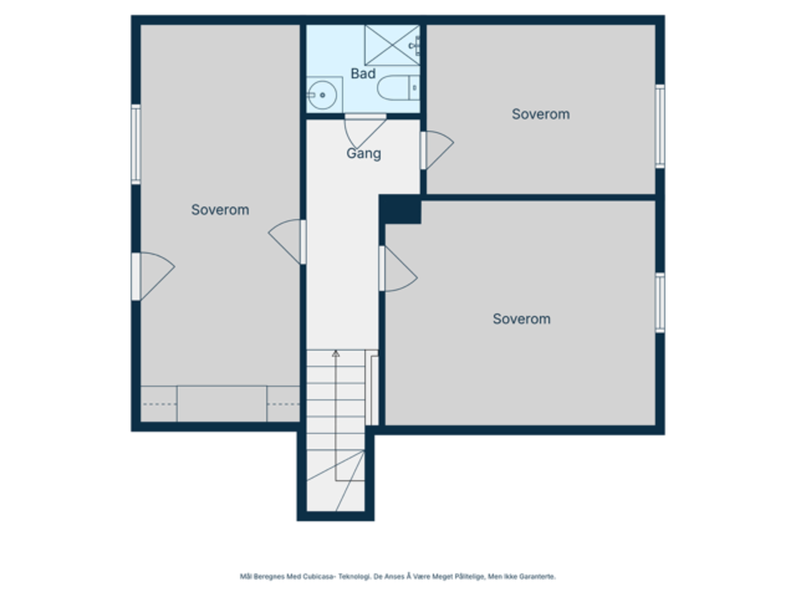 Plantegning 2. etasje Galleribilde
